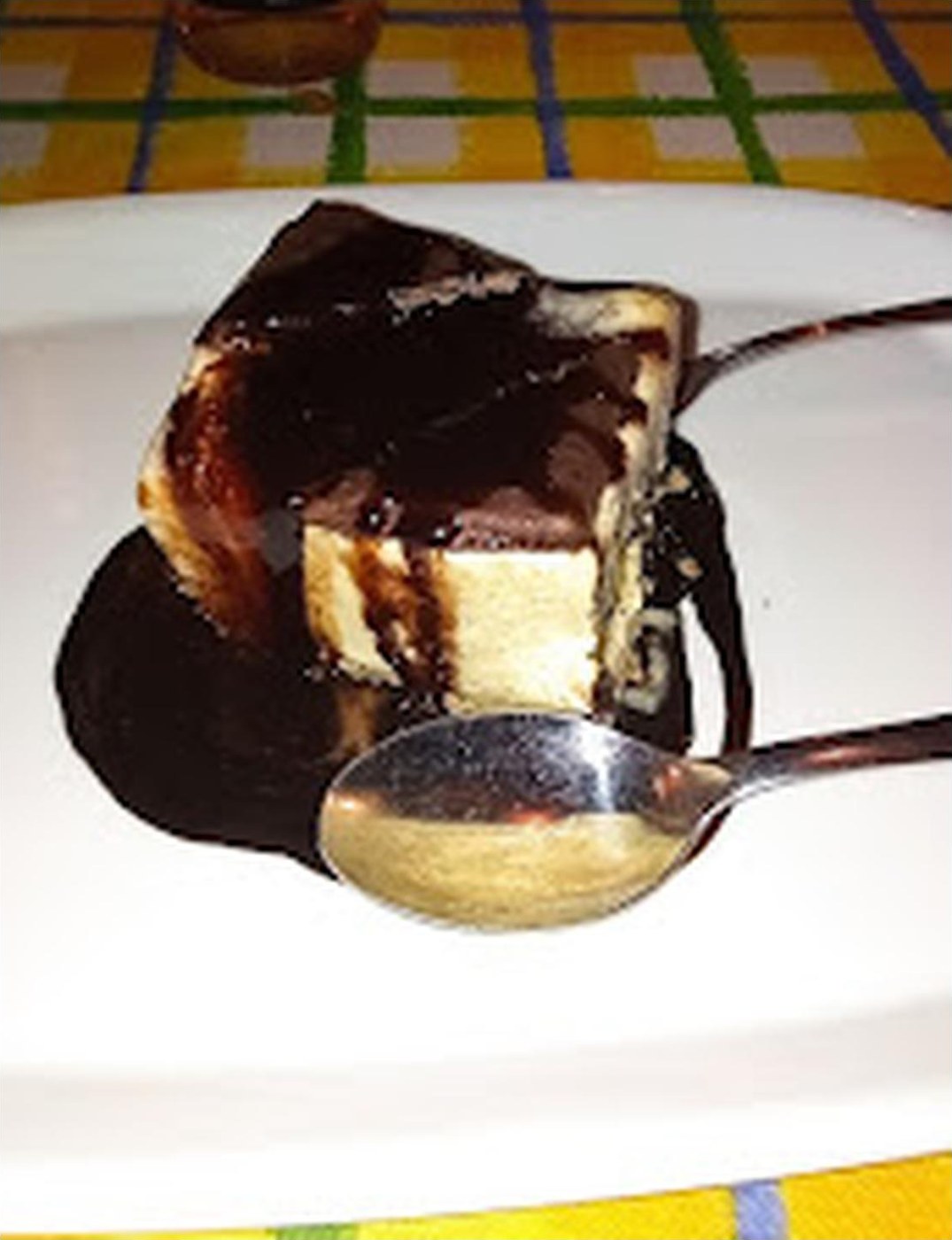 Sobremesa com chocolate